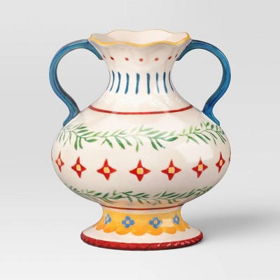Painted Ceramic Vase - Threshold™
