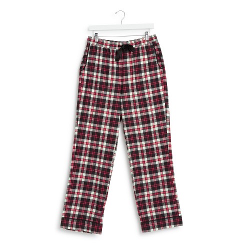 Adr Women's Plush Fleece Pajama Bottoms With Pockets, Winter Pj