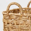 Rectangular Twisted Open Checkered Weave Basket - Brightroom™ - image 3 of 4