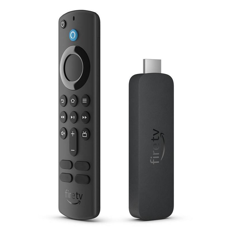 Amazon Fire TV Stick with 4K Ultra HD Streaming Media Player and Alexa Voice Remote (2023), 1 of 4