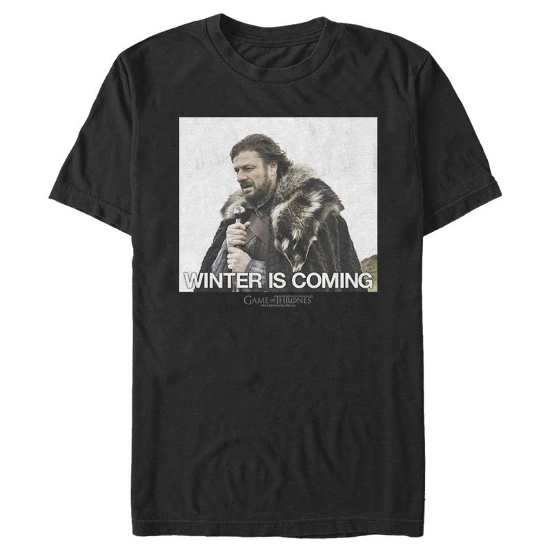 Men's Game of Thrones Ned Winter is Coming T-Shirt, 1 of 5