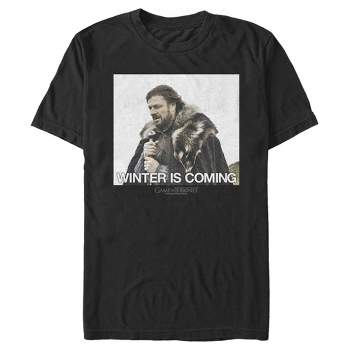 Men's Game of Thrones Ned Winter is Coming T-Shirt