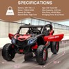 24V Kids Ride On UTV Car, Ride On Truck w/ Remote Control, Off-Road UTV Electric Toy Car with Spring Suspension,lights, Music for Boys Girls 3-8 - 4 of 4