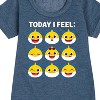 - Baby Shark - Today I Feel Graphic Short Sleeve Fleece Dress - 2 of 4