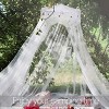 YEERSWAG Versatile Bed Canopy Bed Curtain Net For Single to King Size Best Gift For Girls - 4 of 4