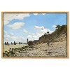Art Remedy Monet - The Beach at Honfleur Classic Monet Art Prints Framed - 2 of 4