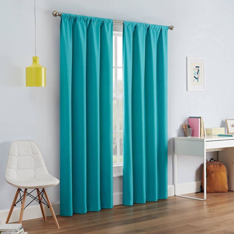 42" Kenna Blackout Thermaback Curtain Panel - Eclipse My Scene, 3 of 16