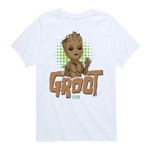 Boys' - Marvel - Guardians of the Galaxy Baby Groot Short Sleeve Graphic T-Shirt - 1 of 4