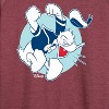 Women's - Disney - Donald Duck's Temper Tantrum Lightweight French Terry Wide Neck Long Sleeve Shirt - 2 of 4