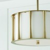Capital Lighting Bodie 3 - Light Semi-Flush Mount in  Matte Brass - 4 of 4