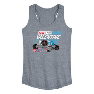 Women's - Hot Wheels - Valentine's Epic Graphic Racerback Tank - 1 of 4