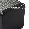 LunaLulinlk Mesh Trash Can, Waste Paper Basket, Square, Metal, Set of 2, Black - 4 of 4