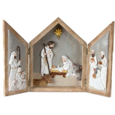 Melrose Nativity Arch Tri-Fold Display