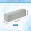 Unique Bargains Twill Stretch Soft Jacquard Non Slip Sofa Armrest Covers - 2 of 4