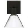 Access Lighting Port Nine 1 - Light Wall Light in  Matte Black - 2 of 4