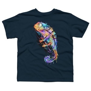 Boy's Design By Humans chameleon By alnavasord T-Shirt - 1 of 3
