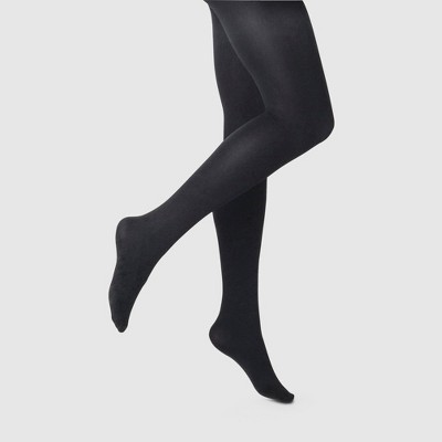 Women's 2pk 50d Opaque Tights - A New Day™ Black L/xl : Target