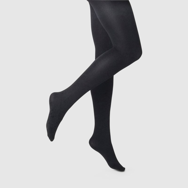 Women's 120D Blackout Soft Sheen Tights - A New Day™, 1 of 3
