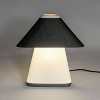JONATHAN Y Enzo 11.63" Modern Contemporary Plant-Based PLA 3D Printed Dimmable Table Lamp: UL Listed, Pyramid Shade - 4 of 4