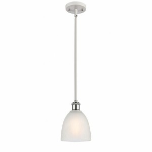Castile - 1 Light Stem Hung Mini Pendant In Industrial Style-9 Inches Tall and 6 Inches Wide - 1 of 1