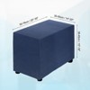 Unique Bargains Polyester Rectangular Stretchy Elastic Stool Cover - 2 of 4