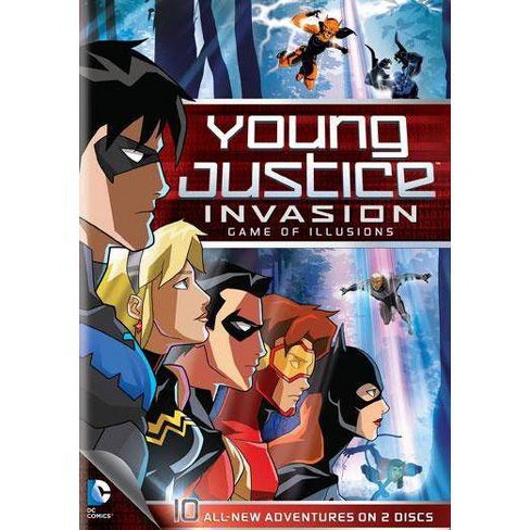 Young Justice Invasion Game Of Illusions Season 2 Part 2 Dvd Target