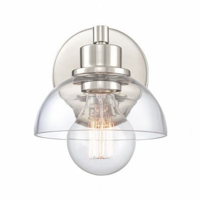 Elk Home Julian 1 - Light Vanity in  Polished Nickel
