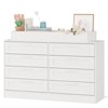Changing Dresser with 8 Drawers – Wooden Nursery Dresser with Safety Rail & Open Shelf, Changing Table Station - 2 of 4