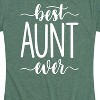 Women's - Instant Message - Best Aunt Ever Short Sleeve Graphic T-Shirt - 2 of 4