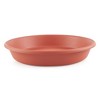 HC Companies Classic Plastic 17.63 Inch Round Plant Flower Pot Planter Deep Saucer Drip Tray for 20 Inch Flower Pots, Terracotta (2 Pack) - 4 of 4
