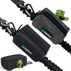 PetAmi Dog Waste Bag Holder for Leash, Waste Dispenser Puppy Walking Travel Camping, Zipper Pouch Pet Supplies Must Have - 1 of 4
