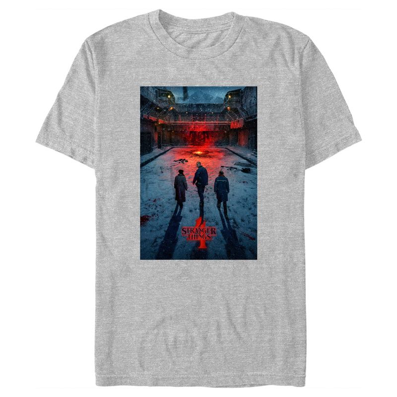 Men's Stranger Things Four Friends Rift Apocalypse Poster T-Shirt, 1 of 6