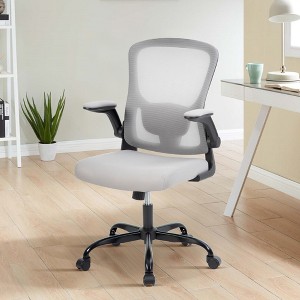 Office Chair – Ergonomic Desk Chair, Adjustable Lumbar Support, Flip-Up Armrests, Mesh Computer Desk Chair, Swivel Rolling Executive Gaming Chair - 1 of 4