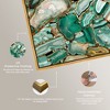 Art Remedy Agate Emerald Cut Green Abstract Wall Art Framed - 4 of 4