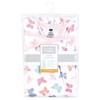 Hudson Baby Infant Girl Convertible Swaddle Sleep Sack, Pastel Butterfly - 2 of 4