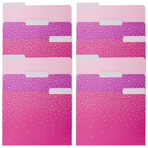 Pink Music Notes Design A4 Plastic Folder 1 Piece ONLY 