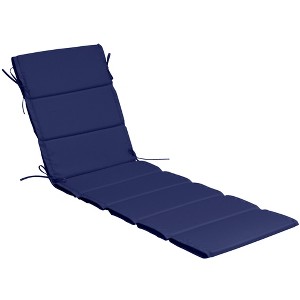 Pellebant Patio Outdoor Chaise Lounge Cushion Foldable Outdoor Lounge Chair Cushion for Patio Furniture 30D Sponge - 1 of 4
