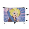DC Super Hero Girls Supergirl Makeup Cosmetic Bag Organizer Pouch - 4 of 4