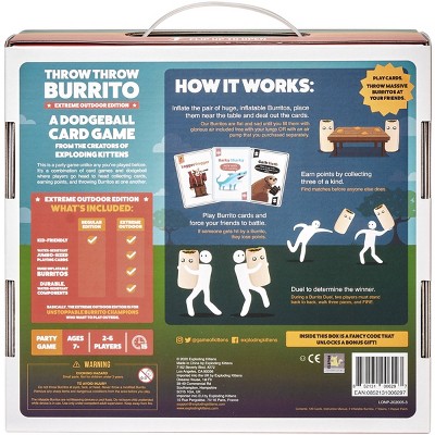 Throw Throw Burrito Game: Extreme Outdoor Edition by Exploding Kittens