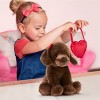 FAO Schwarz 12" Sparklers Plush Labrador with Purse - image 2 of 4