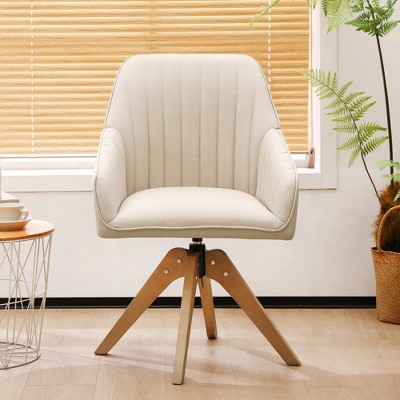 LOVMOR Swivel Desk Chair Without Wheels
