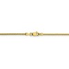 Black Bow Jewelry 1.5mm 10k Yellow Gold Solid Diamond Cut Wheat Chain Necklace - 4 of 4