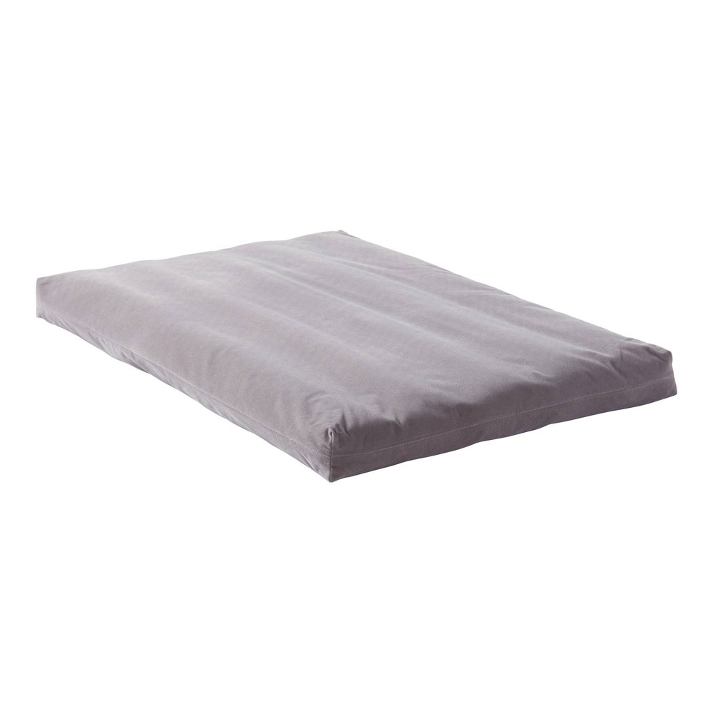 Kensington Garden Cooper Reversible Microfiber Crate Pad - XL - Gray: Stain-Resistant, Portable Pet Mat with Zipper Closure