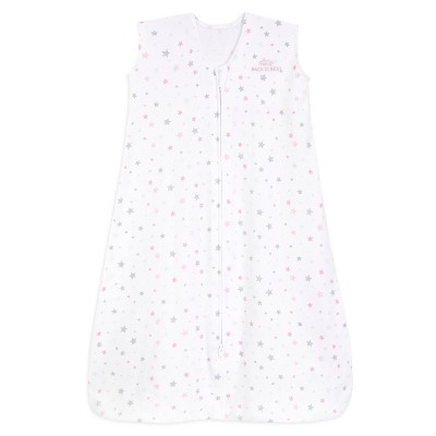 Image of HALO Innovations Sleepsack 100% Cotton Wearable Blanket - Twinkle Pink - S