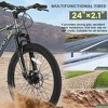 Kumasinova Mountain Bike,21-Speed Bike with Mechanical Disc Brakes,High-Carbon Steel Frame,Front Suspension Fork,Bicycle for Adults & Teens - 4 of 4