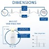 Novelty Lights 35 light LED Christmas Craft Mini Light Set (White Wire) - 2 of 4