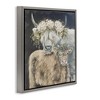 Stupell Industries Highland Cattle with Flower Garlands, 18" x 18" - 3 of 4