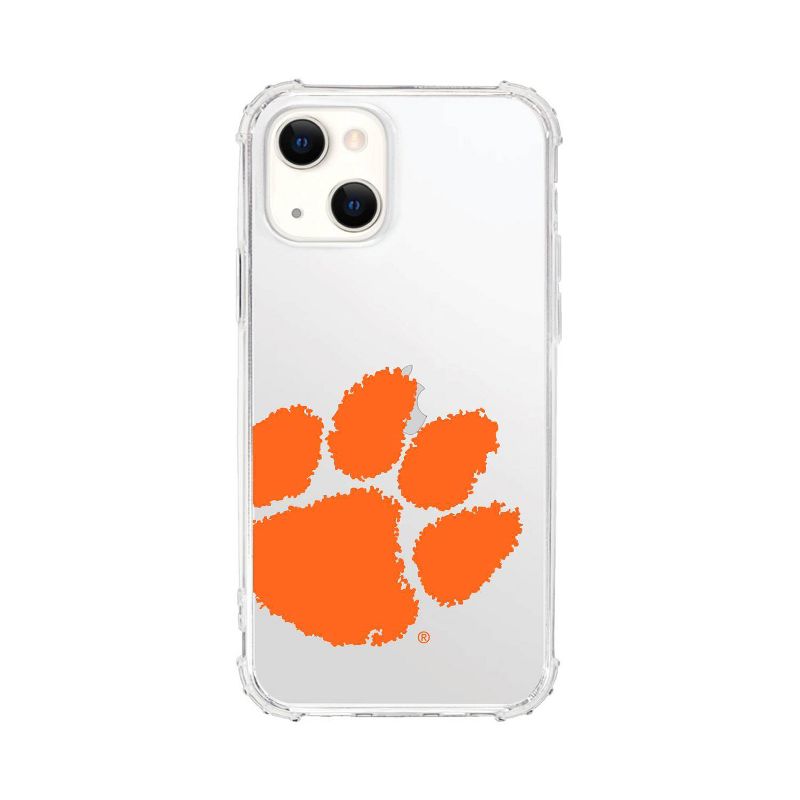NCAA Clemson Tigers Clear Tough Edge Phone Case - iPhone 13, 1 of 5