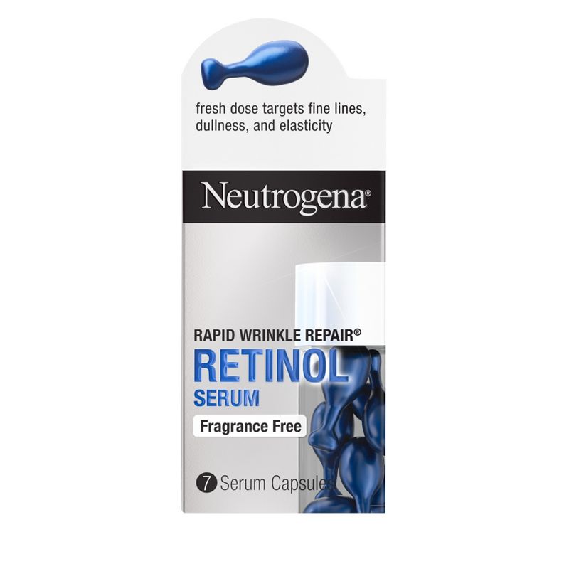 Neutrogena Rapid Wrinkle Repair Retinol Face Serum Capsules - 7ct, 1 of 10