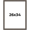 PosterPalooza | 26x34 Modern Bamboo Picture Frame, UV Acrylic, 5 Finishes - 2 of 4